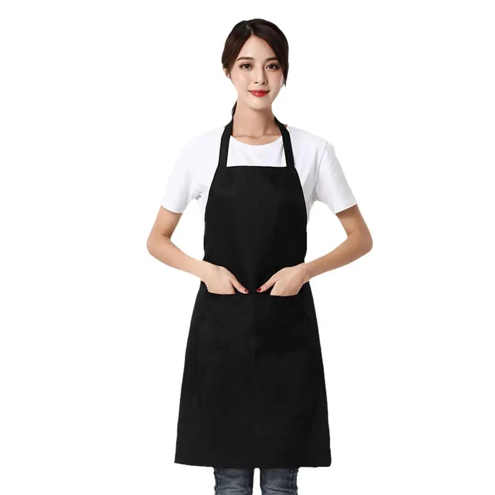 Adjustable Apron Unisex Waterproof Dust-proof Hairdresser Apron Color Dirt-resistant Solid Sleeveless S H7K2