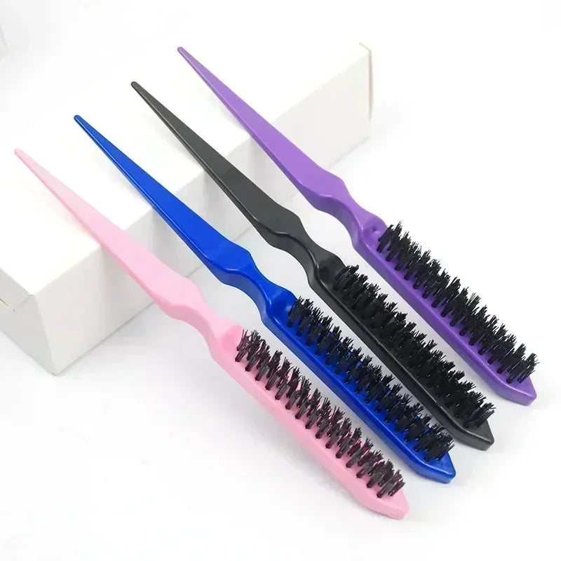 1Pcs Professional Hair Brushes Comb Teasing Back Combing Hair Brush Slim Line Styling Tools Hairdressing Professional Tools