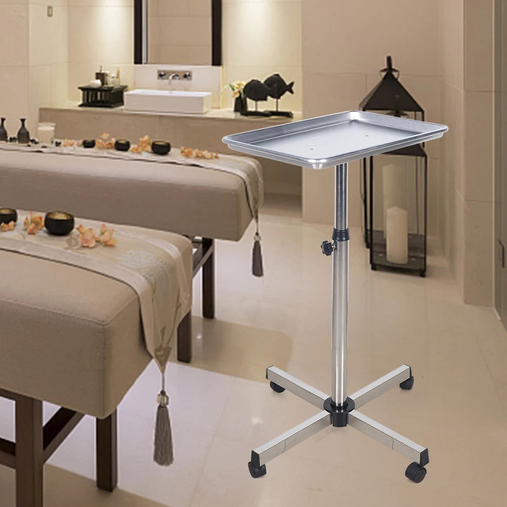 Beauty Salon Tool Trolley Organizer Cart With Wheels Stainless Steel for Personal Care Hairdressing Barbershop Furniture