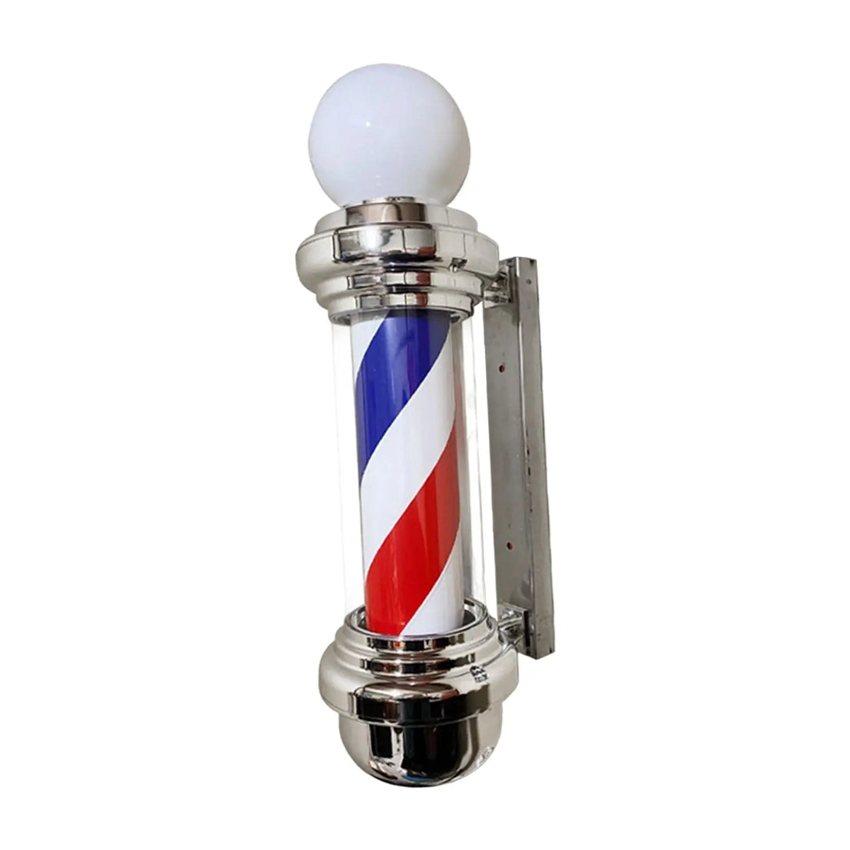 Barber Pole LED Light Rotating Hair Salon Sign Light Stripes Wall Mount Waterproof for Outdoor Party Hairdressing Indoor
