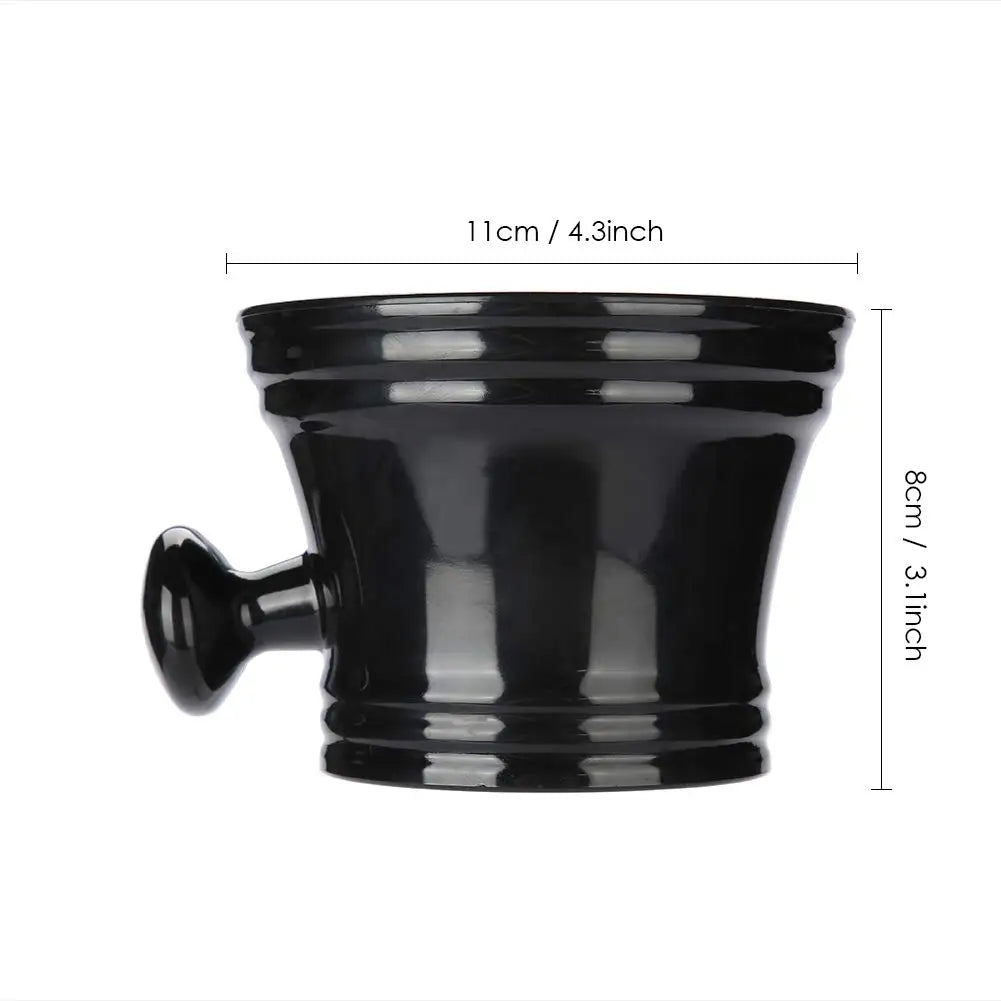 Barber Cleaning Soup Cup for Razor Man's Plastic Shaving Bowl Beard Soap Bowl Durable Shaving Mug