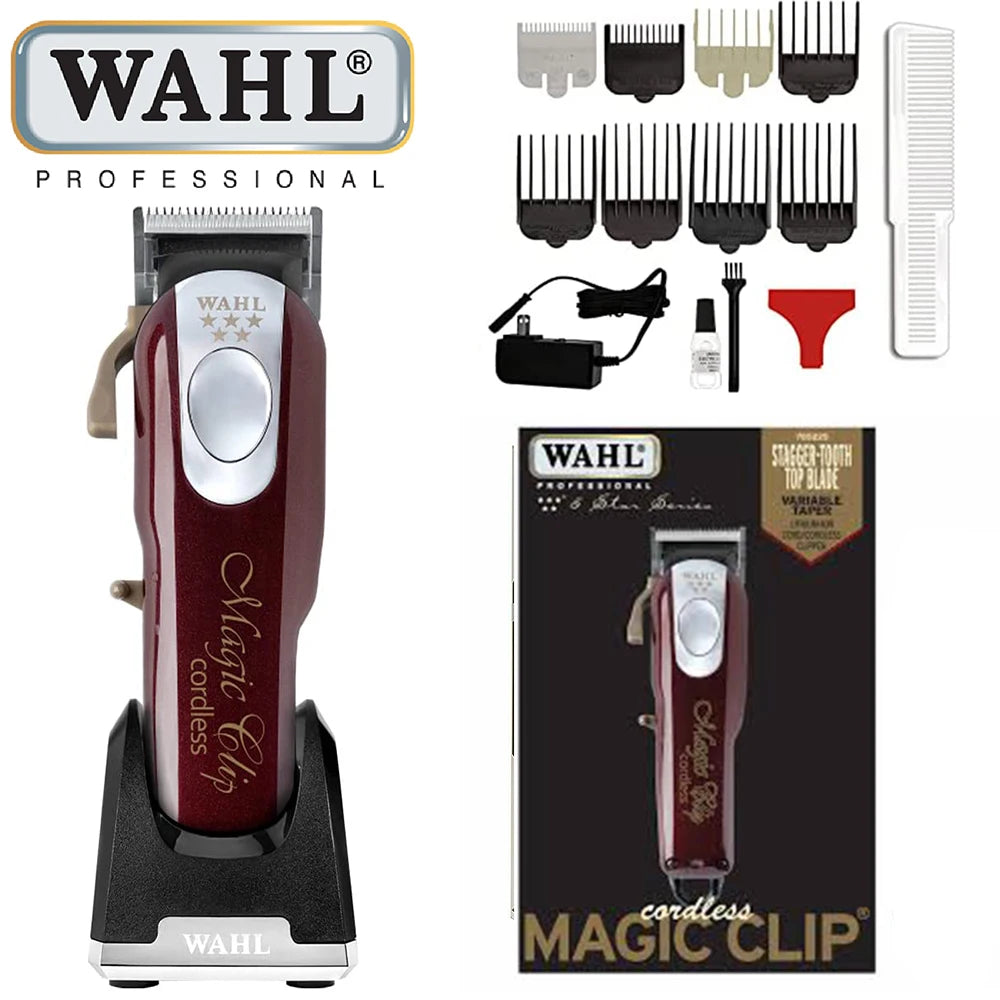 Wahl 5 Star Series 8148 Magic Clip Professional Barber Cordless Hair Clipper&Hair Trimmer&Foil Shaver For Barbers and Stylists