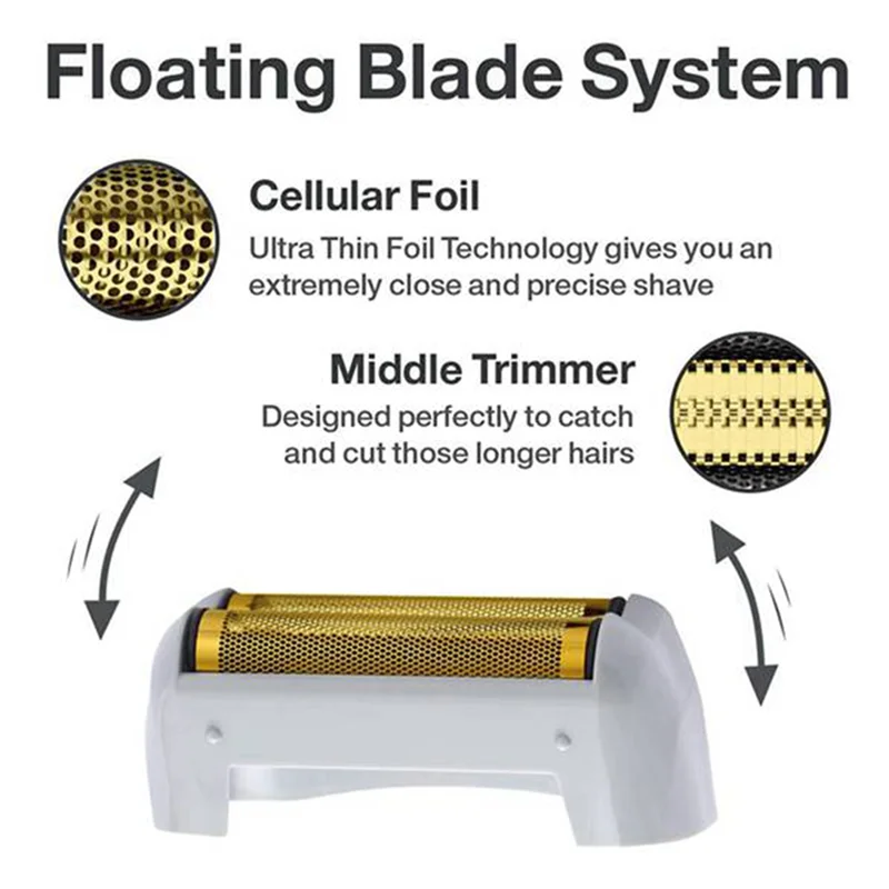 New Professional Replacement Foil Shaver Blade Set Compatible with for Andis 17160 17170 17205 17260 Gold