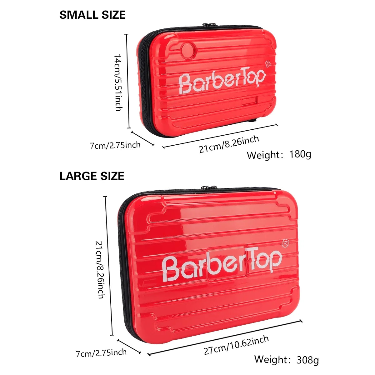 Salon Barber Shockproof  Hair Scissors Case Bag Crush Resistance Trimmer Suitcase Waterproof Non-defrmation Styling Tool Box