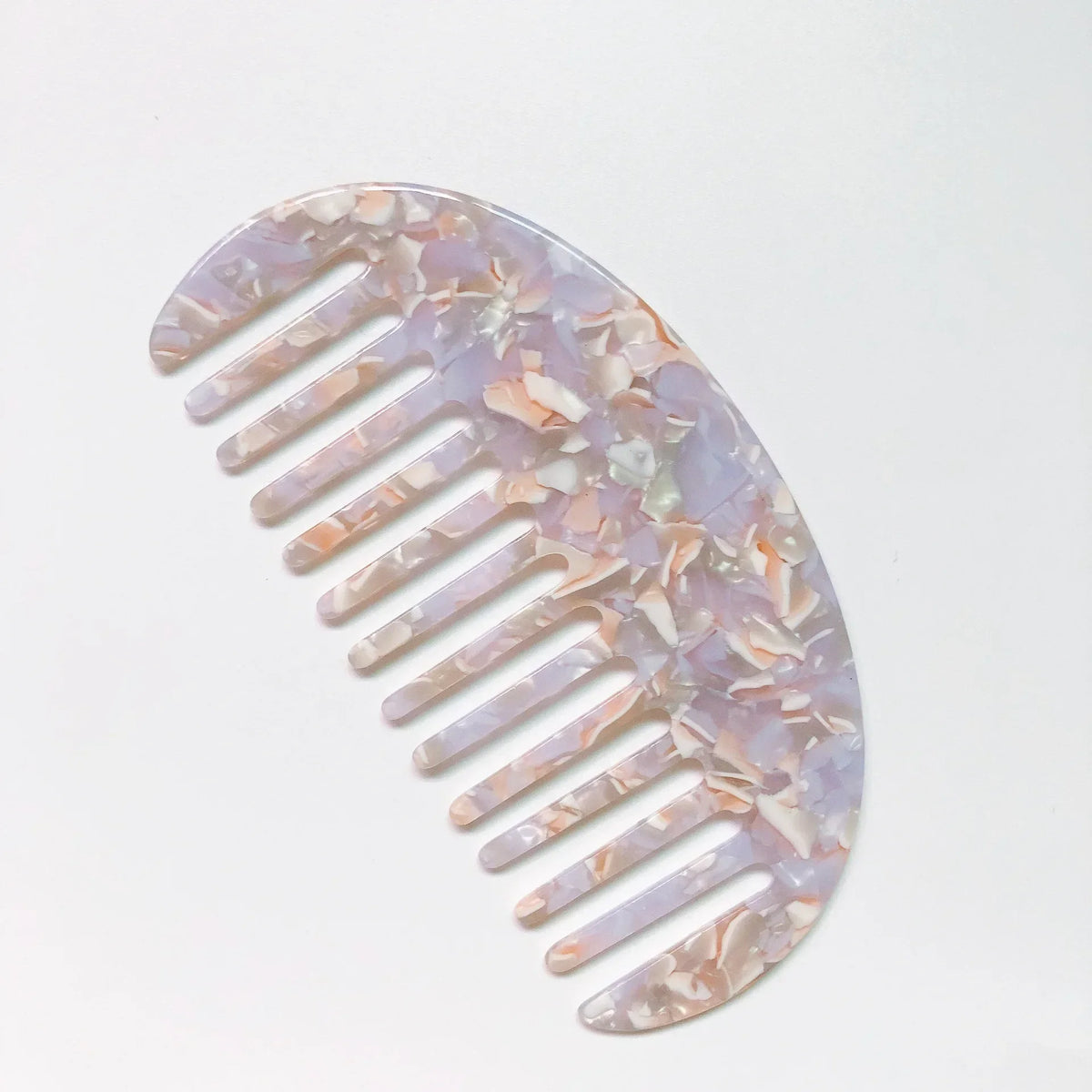 Wide Teeth Acetate Hair Combs Anti-static Massage Hair Brush Hairdressing Colorful Hairdress Salon Styling Traveling Accessories