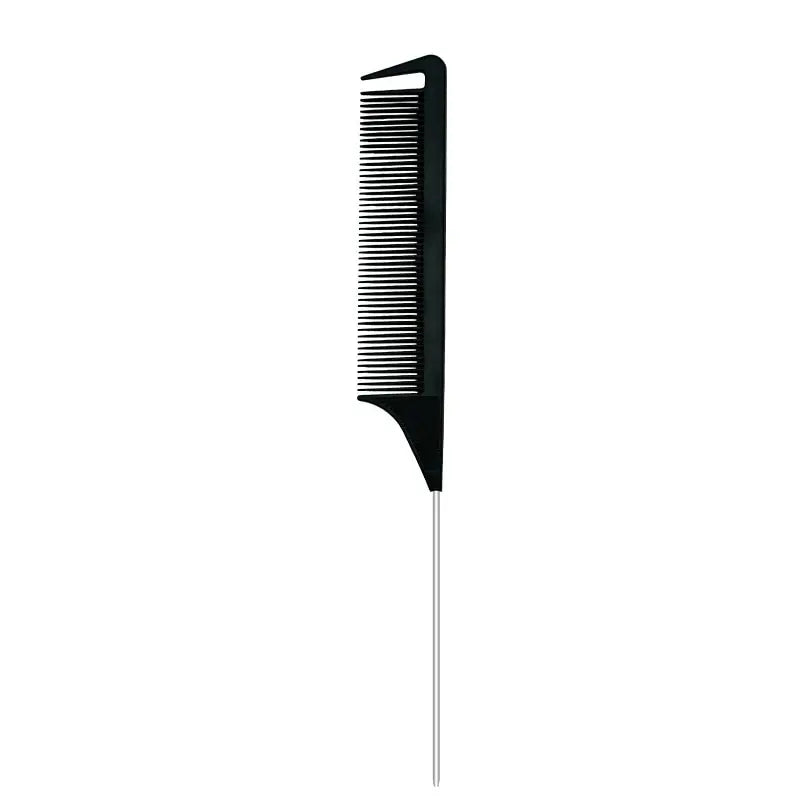 1Pcs Black Pointed Tail Salon Hairdressing Hair Styling Anti-static Comb Heat-resistant Salon Supplies Professional Hairdressing