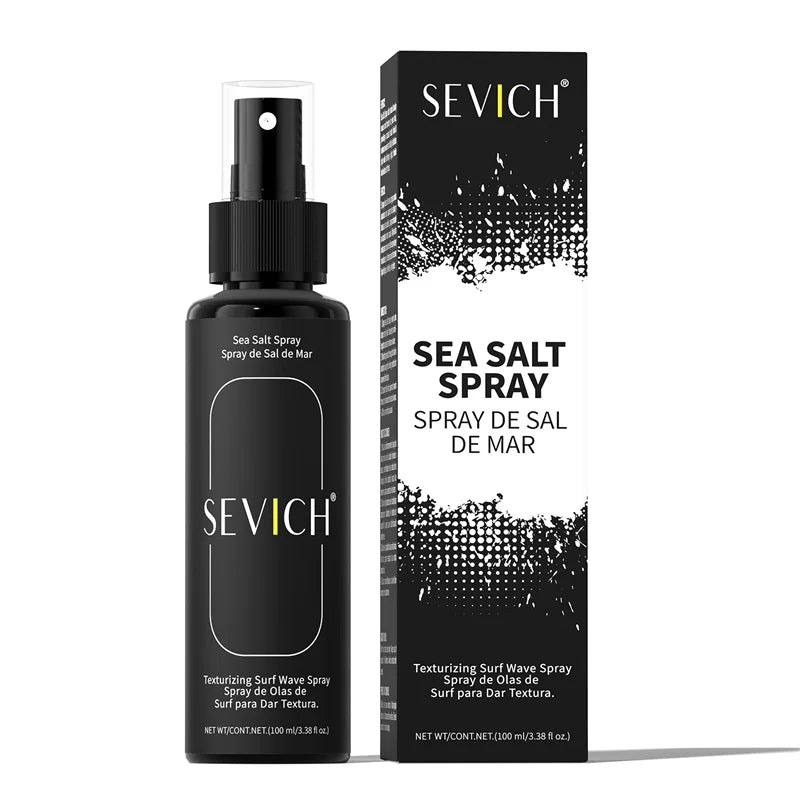 Sevich Sea Salt Spray For Men Beach Waves Spray Powder Set Hair Texturizer 100ml Heatless Volume Hair Volumizing Sea Salt Spray