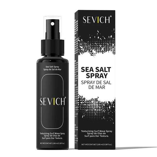 Sevich Sea Salt Spray For Men Beach Waves Spray Powder Set Hair Texturizer 100ml Heatless Volume Hair Volumizing Sea Salt Spray