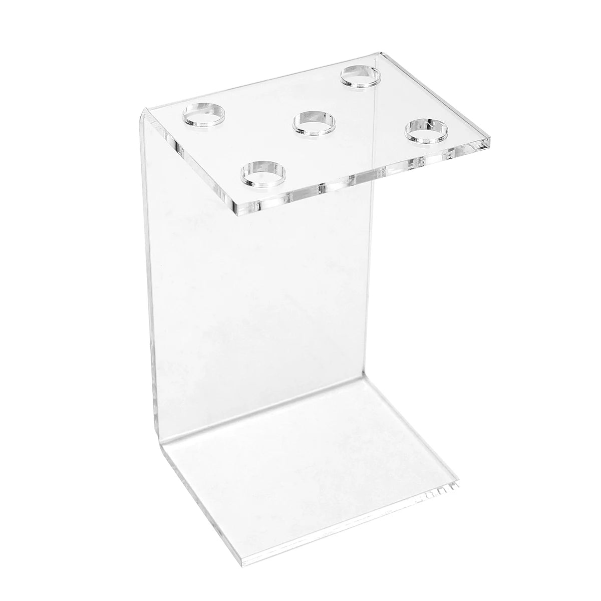 Hairdressing Tools Scissors Stand 5/6 Holes Transparent Durable Barber Shear Holder for Salon