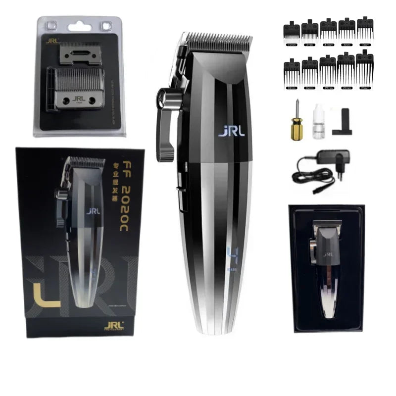 100%original JRL 2020C2020T Hair Clipper Men's Professional Barber Shop Hair Salon Trimmer 7200RPM Barber Set Unique Serial Code