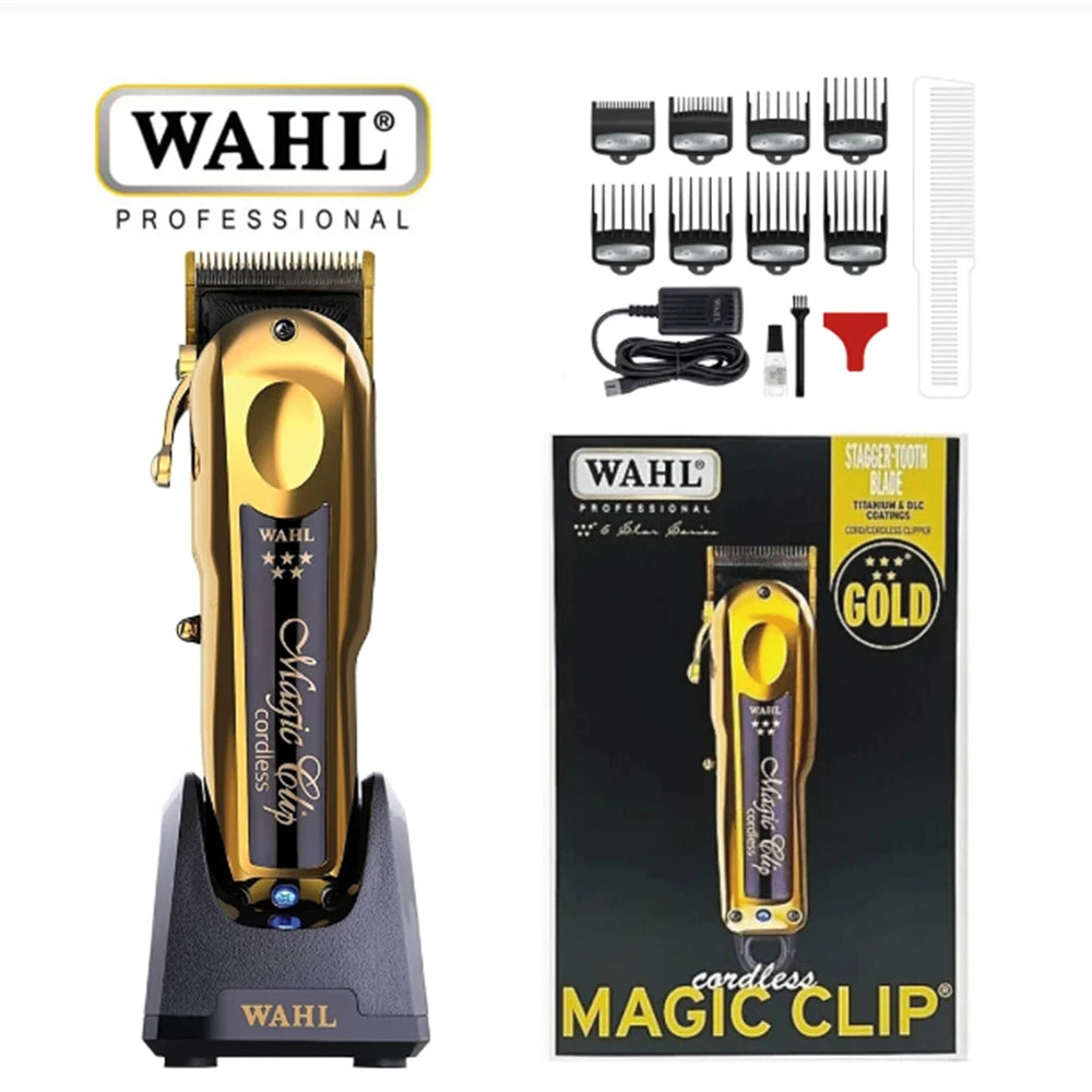Professional Barberology FX Clipper Trimmer JRL 2020C 2020T WAHL Magic Clip Cordless Hair Cut Machines for Barber and Stylist