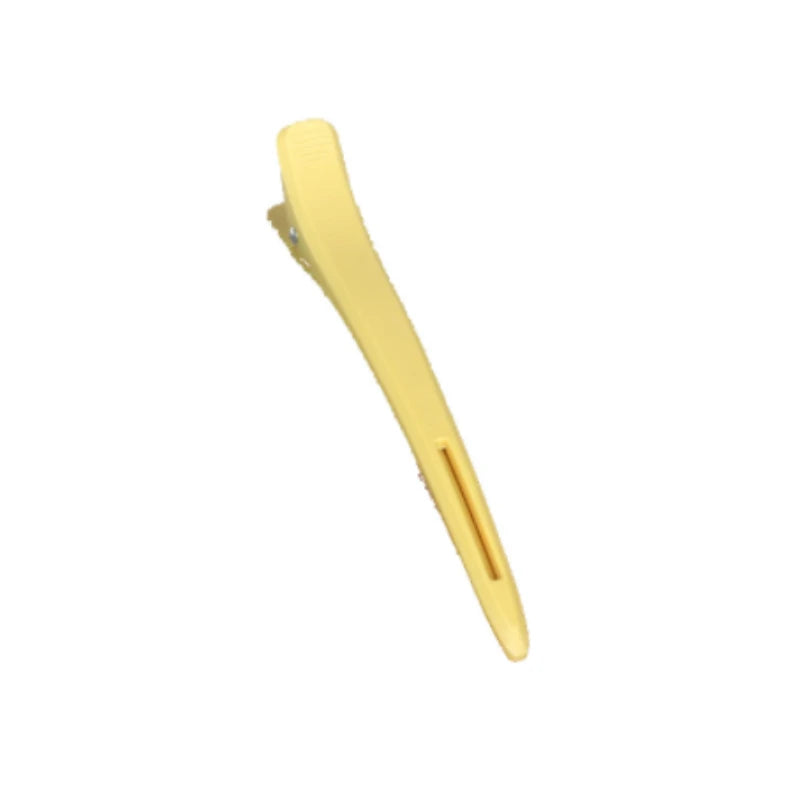 2024 Hot Models Black Duckbill Clip Barber Shop Commonly Used Models Bangs Clip Large Plate Hair Spray Paint Frosted Hair Clip