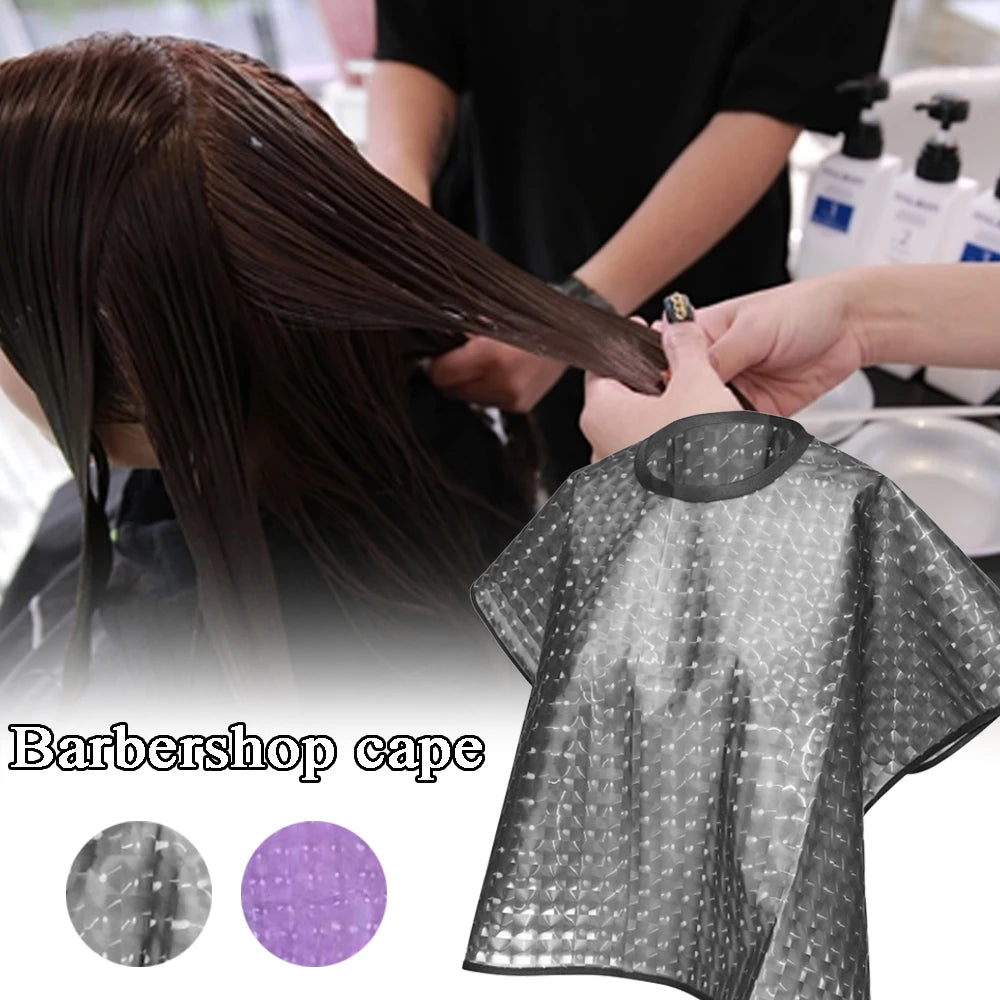 Hair Cutting Collar Waterproof Colouring Cape Barber Cloth Hairdressing Hair Dye Gown Perm Baking Oil Cape Tool Haircut Cape