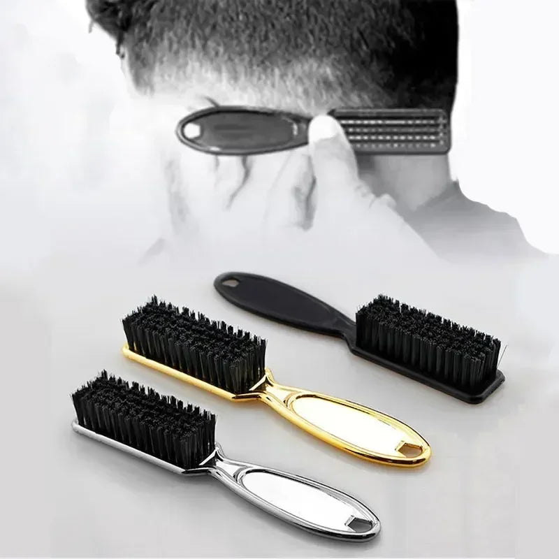 2PCS Professional Salon Hairdressing Hair Brush Soft Hair Cleaning Brush Barber Neck Duster Remover Mens Beard Hair Styling Tool