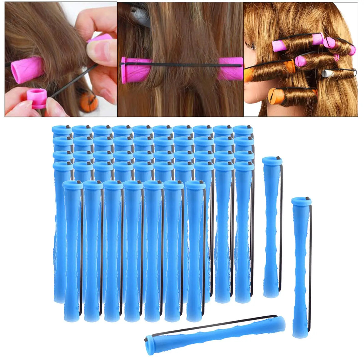 Perm Rodsing Hair No  Non Small Medium Large Size Naturaly Wavy Rod Women Hair Styling Girls