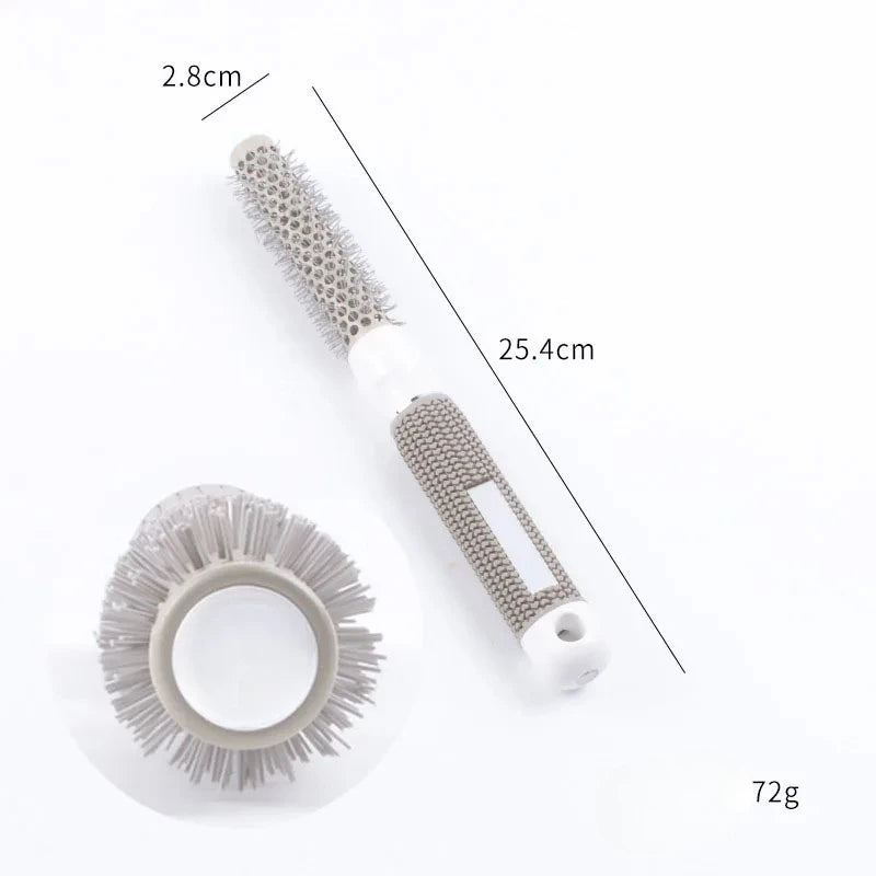 Women's Round Curly Hair Comb Salon Hair Styling Hairbrush Wet Dry Dual Use Hairdressing Combs Professional Rollers Tools
