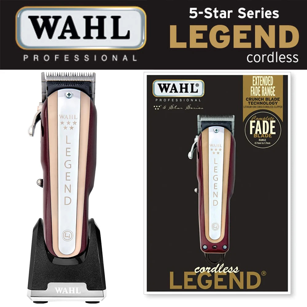 Wahl 5 Star Series 8148 Magic Clip Professional Barber Cordless Hair Clipper&Hair Trimmer&Foil Shaver For Barbers and Stylists
