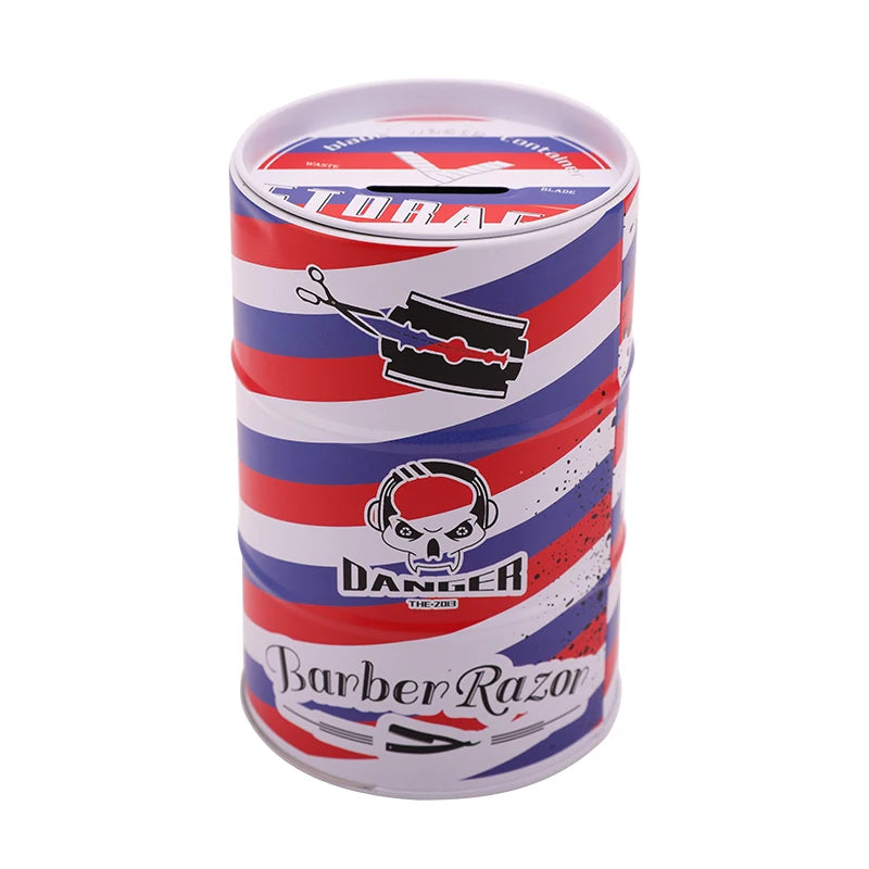 Barber Blade Recycling Dispenser Box Razor Blade Disposal Case Trash Can Disposable Blade Recycling Bin Box Salon Accessories ﻿