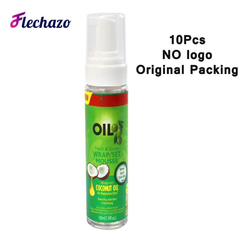 Wrap/Set Mousse With Customize Logo 10Pcs Affordable Curls And Waves Hair Mousse Shiny Healthy Moisturizing Foam Setting Lotion