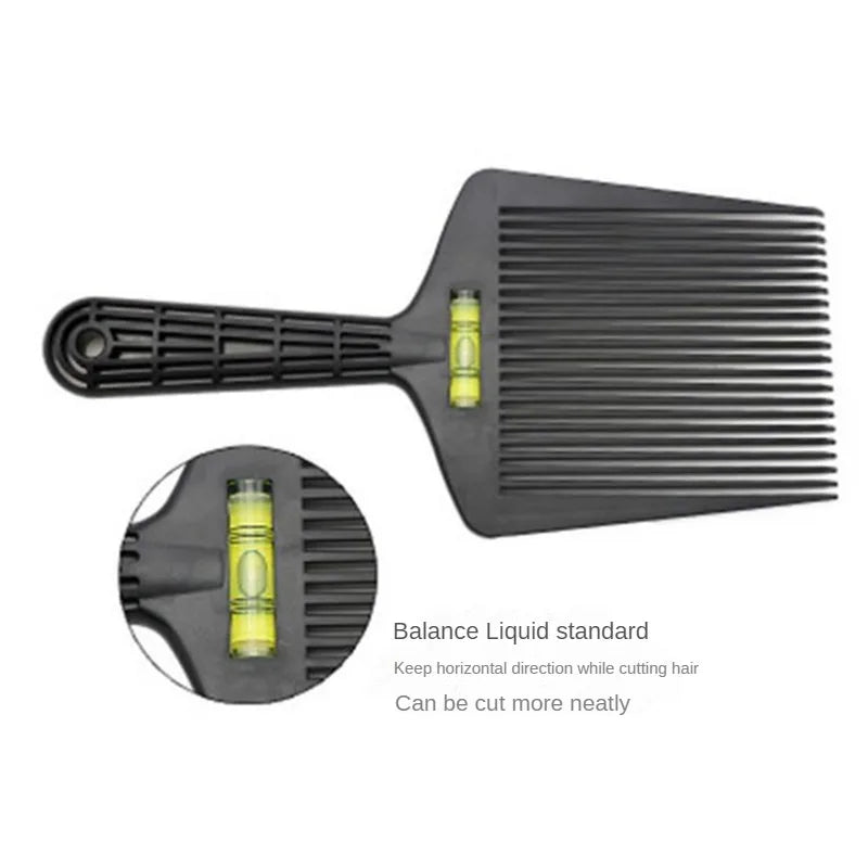 Flat Top Comb Barber Salon Oil Hair Cutting Angle Adjustment Large Teeth Comb Styling Hair Brushes Hairdressers Tools