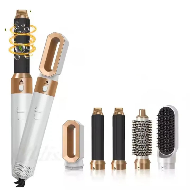 Professional Air Hair Styler 5 In 1 Hair Dryer  Hair Curling Straightening Hair Drying 1000W Hot Air Brushes
