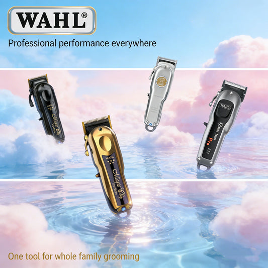 Wahl 8148 Magic Clip Gold Senior Cordless Hair Clipper Professional Barber Shaver for Barbers And Stylists Hair Trimmer