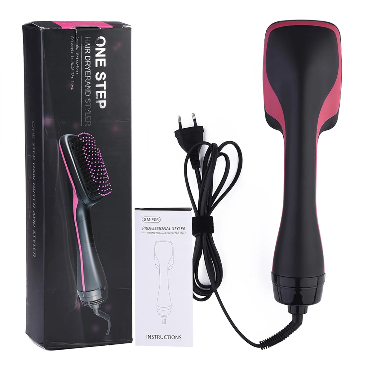 2 in 1 Multifunctional Anion Hair Dryer Brush Comb Styler Hairdressing Tool Hair Beauty Tool Hair Brush Dryer Hair Blow Dryer