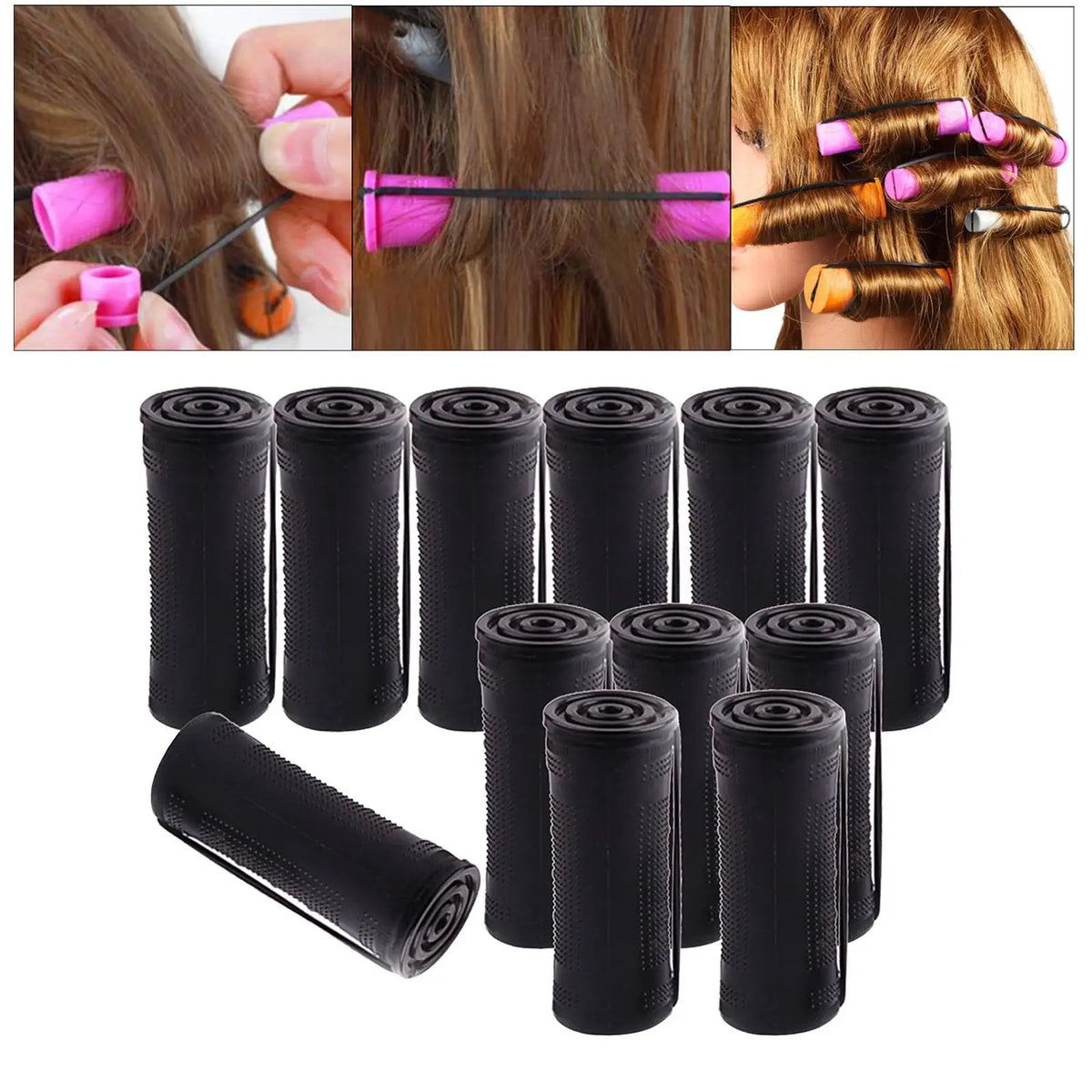 Perm Rodsing Hair No  Non Small Medium Large Size Naturaly Wavy Rod Women Hair Styling Girls
