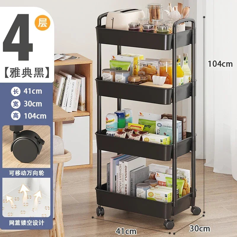 Beauty Salon Rolling Trolley Cart Cosmetic Storage Cart Makeup and Lash Organizing Furniture for Salon Use