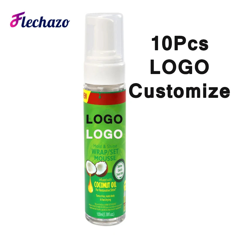 Wrap/Set Mousse With Customize Logo 10Pcs Affordable Curls And Waves Hair Mousse Shiny Healthy Moisturizing Foam Setting Lotion