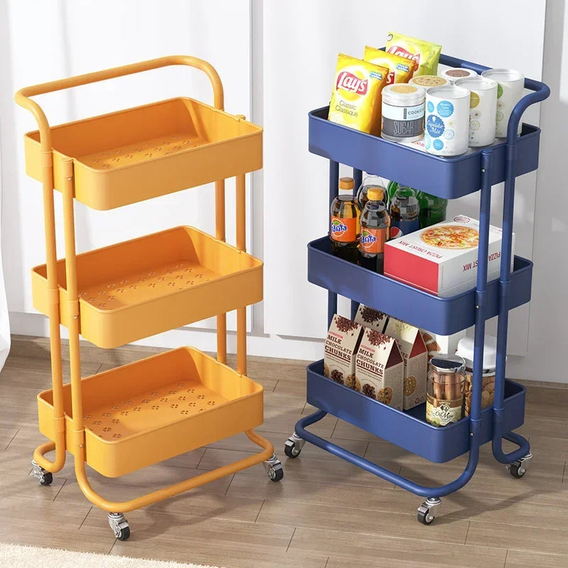 Beauty Salon Rolling Trolley Cart Cosmetic Storage Cart Makeup and Lash Organizing Furniture for Salon Use