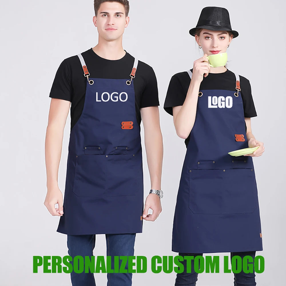 Apron Custom Logo Fee For Print Logo Apron Hairdresser Barber