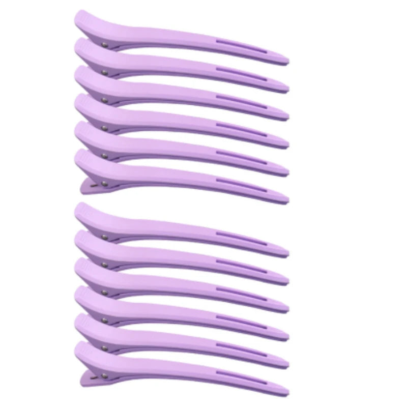 2024 Hot Models Black Duckbill Clip Barber Shop Commonly Used Models Bangs Clip Large Plate Hair Spray Paint Frosted Hair Clip