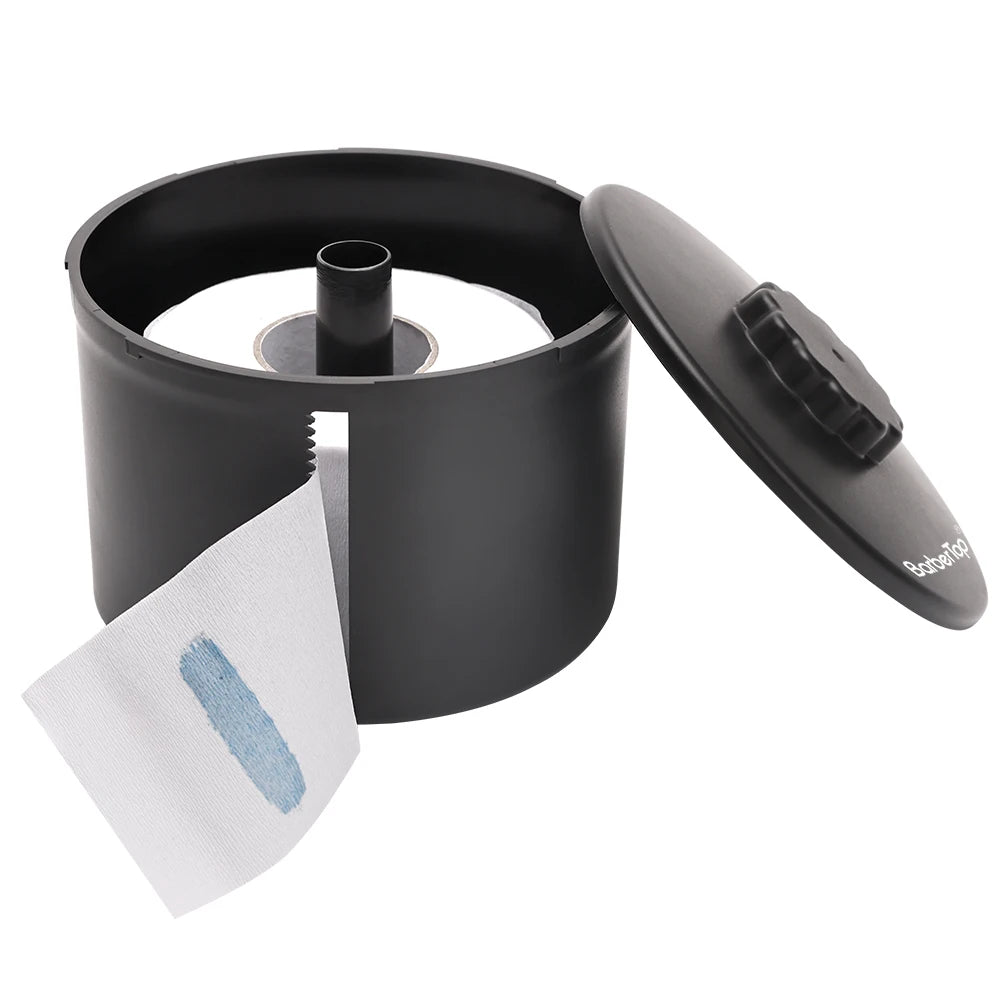 Barbershop Disposable Neck Strip Paper Torage Box Dispenser Barber Tissue Collar Tape Sneck Strip Container Barber Supplies ﻿