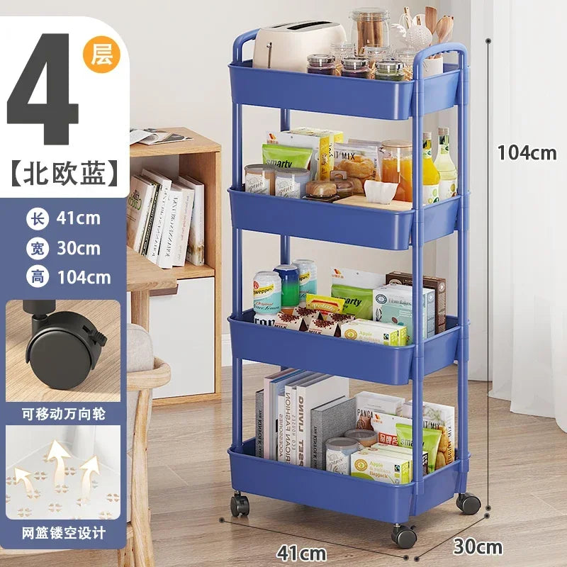 Beauty Salon Rolling Trolley Cart Cosmetic Storage Cart Makeup and Lash Organizing Furniture for Salon Use