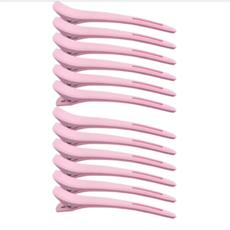 2024 Hot Models Black Duckbill Clip Barber Shop Commonly Used Models Bangs Clip Large Plate Hair Spray Paint Frosted Hair Clip