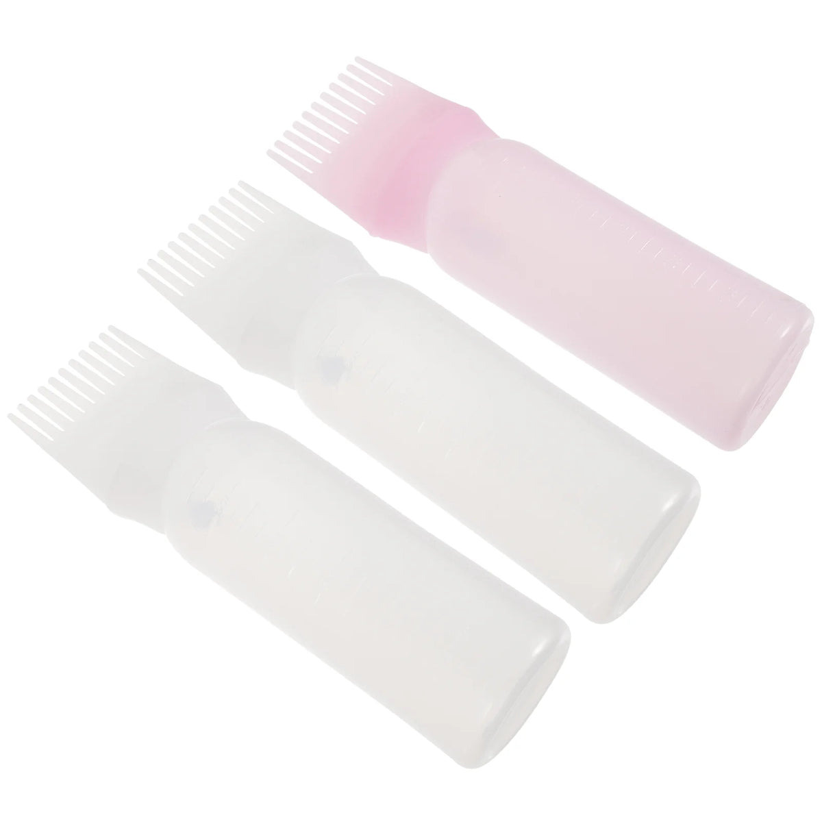 3 Pcs Hair Products Shampoo Bottle Squeeze Bottles Barber Tool for Color Treated Plastic