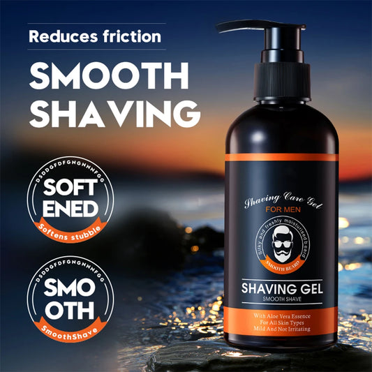 210g Men's Shaving Cream Shaving Soap Foaming Lather Natural Beard Professional Conditioner Razor Barber Salon Tool