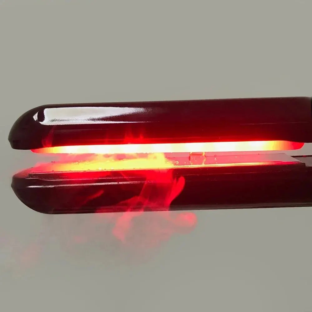 Hair Straightener Ultrasonic Infrared Cold Hair Care Iron Keratin Treatment for Frizzy Hair Recovers the Damaged Hair Flat Irons