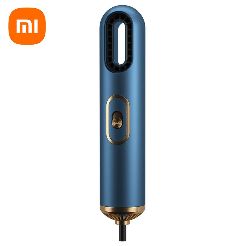 XIOAMI Hair Dryer Hair Styling 3-in-1 Mini Portable Hair Dryer Curling Comb Brush Curling Iron Straightener Manual Hair Dryer