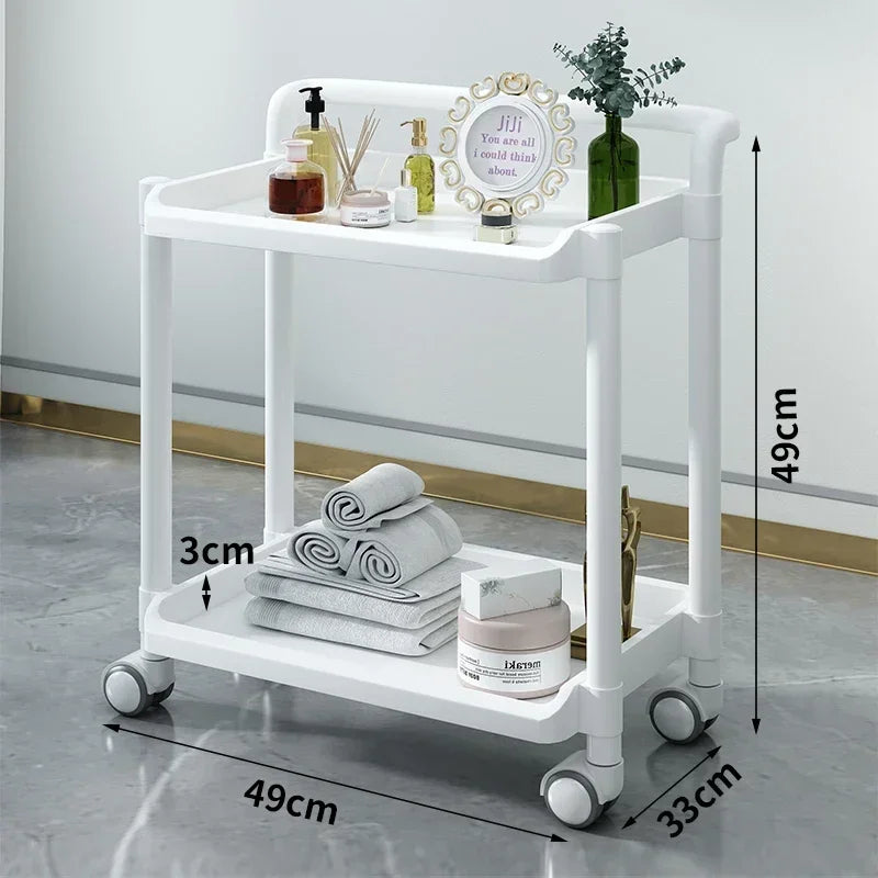 Organizers Trolleys Cart Salon Folding Serving Hair Extension Beauty Decor Furniture Professional Organizer Wheels Plastic