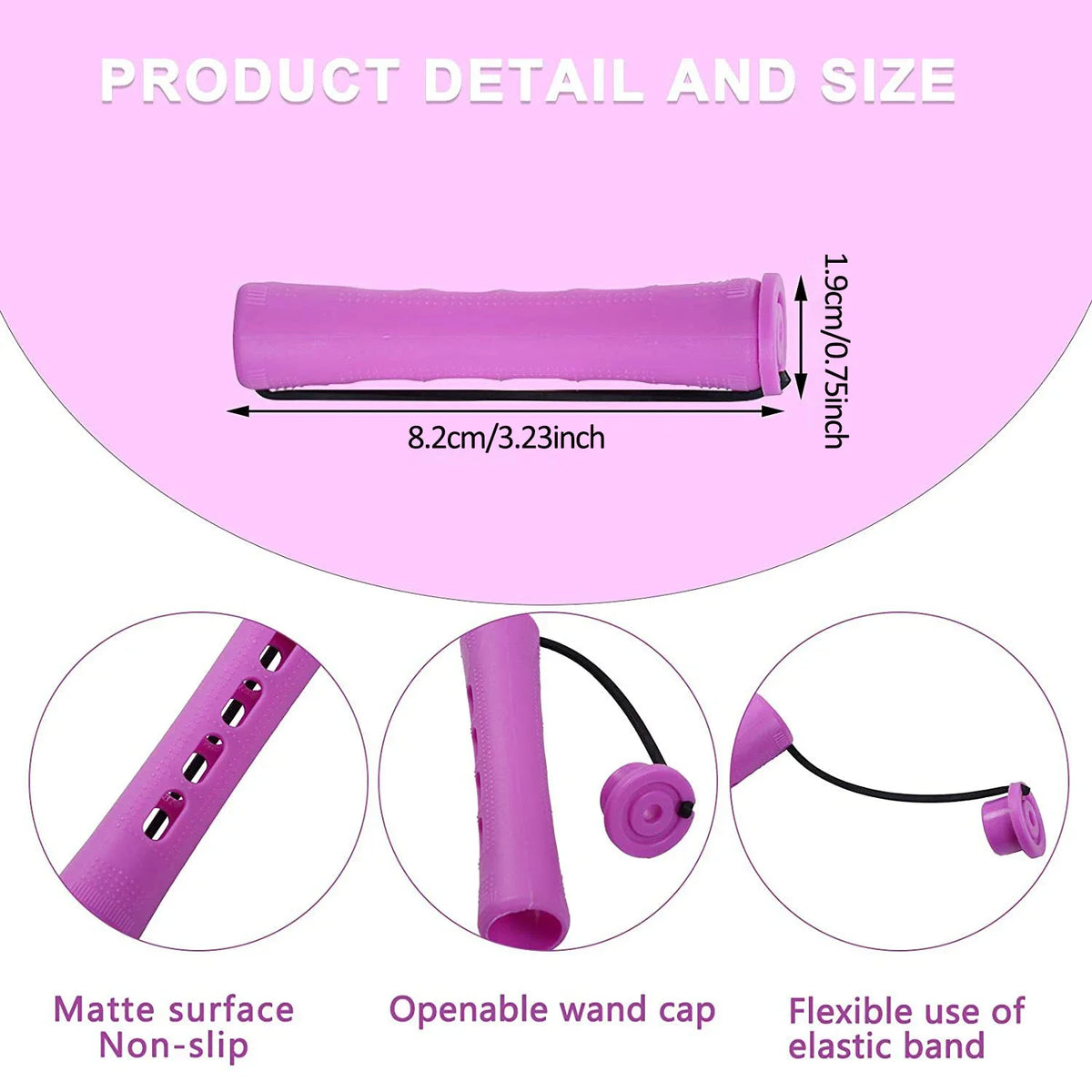 10pcs Hair Curlers Perm Rods Sets Short Cold Wave Rods Hair Curler Heatless Perming Rods Hair Curling Rollers Curling Hair Tools