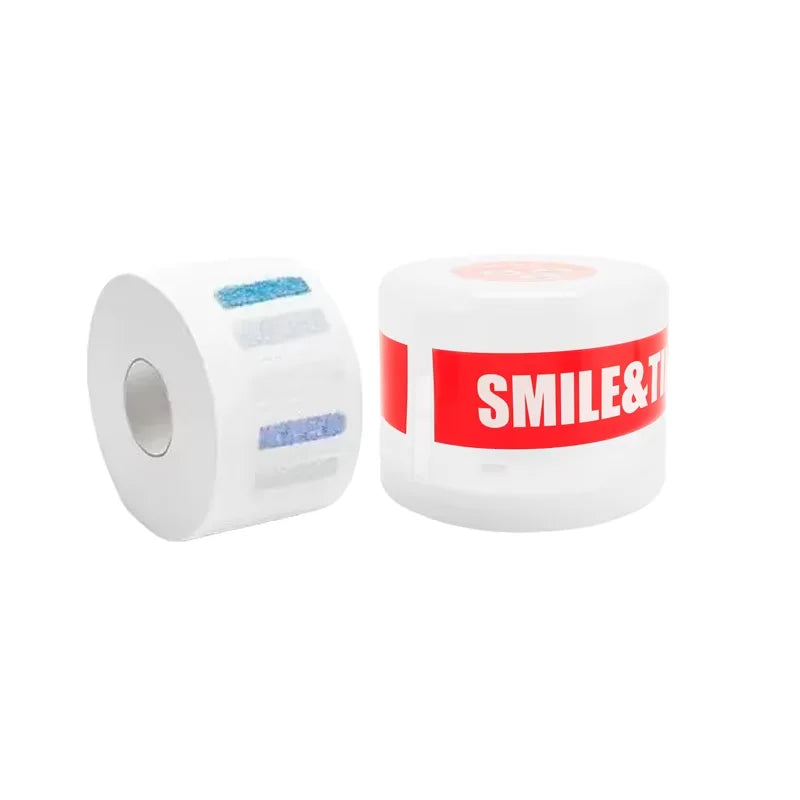 Barbershop Neck Paper Roll Holder Box Disposable Salon Hairdressing Paper Storage Case Neck Strip Tissue Collar Tape Box Tools