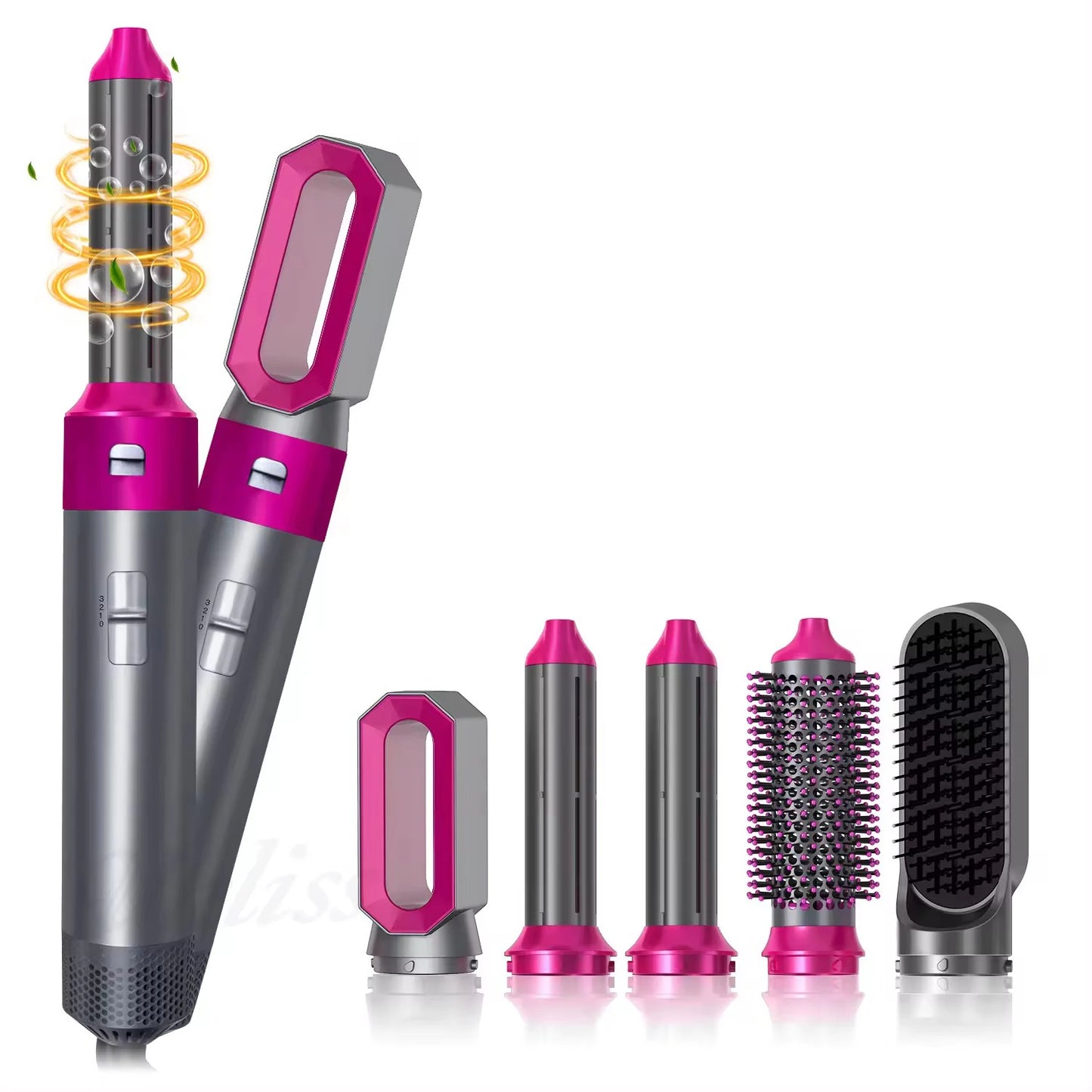 Professional Air Hair Styler 5 In 1 Hair Dryer  Hair Curling Straightening Hair Drying 1000W Hot Air Brushes