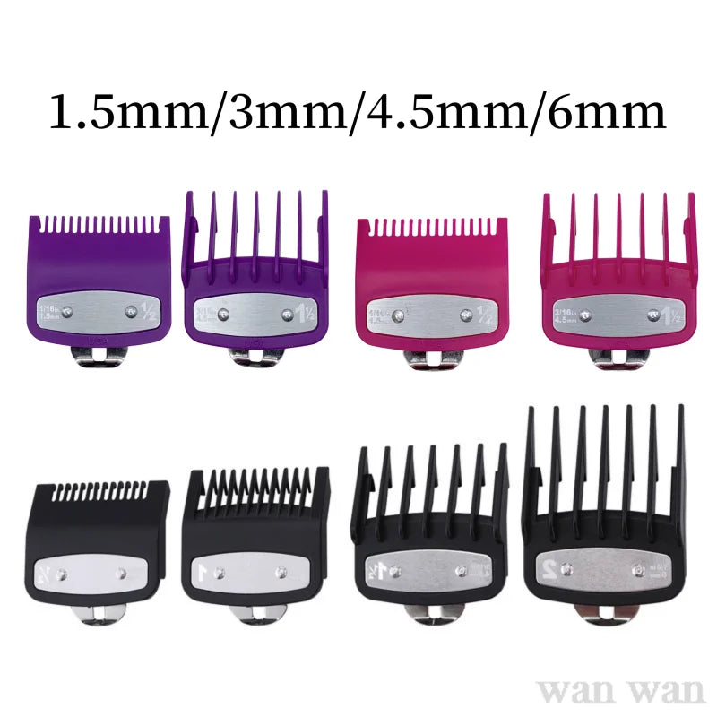 1.5mm 3mm 4.5mm 6mm Limit Comb For Wahl Electric Clipper Hair Clippers Guard Barber Shop Professional Cutting Guide Comb Y0731