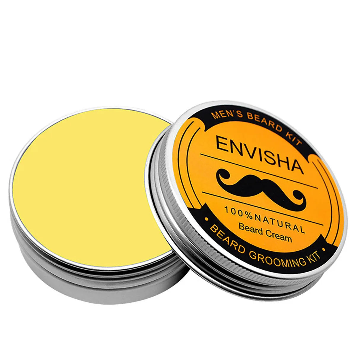 Men's Beard Kit Care Beard Oil Beard Balm Comb Brush Sack Scissors 6 Piece Set