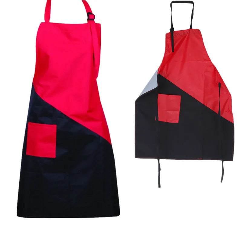1Pc Red Professional Stylist Apron Waterproof Hairdressing Coloring Shampoo Haircuts Cloth Wrap Hair Salon Tool Barber Aprons