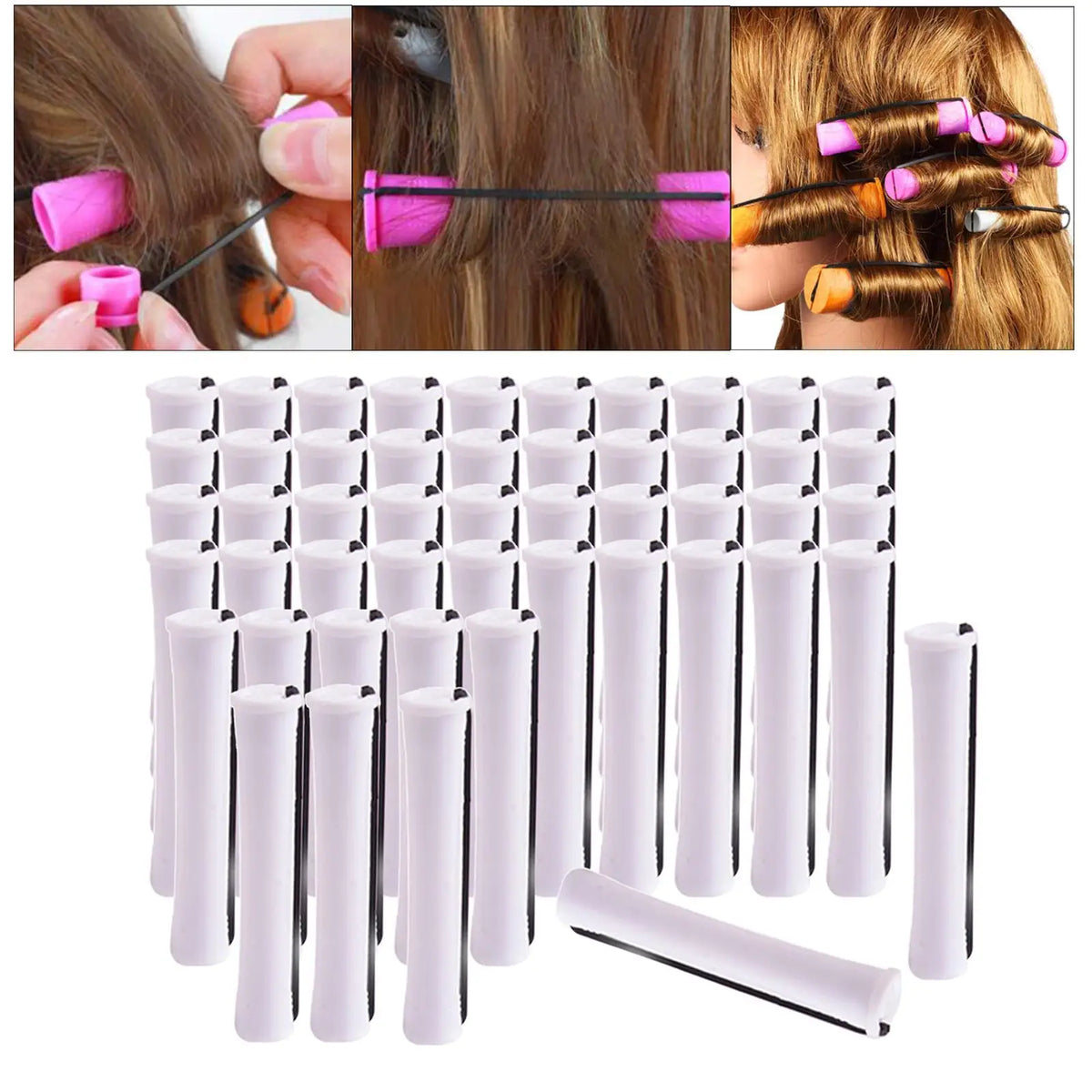 Perm Rodsing Hair No  Non Small Medium Large Size Naturaly Wavy Rod Women Hair Styling Girls