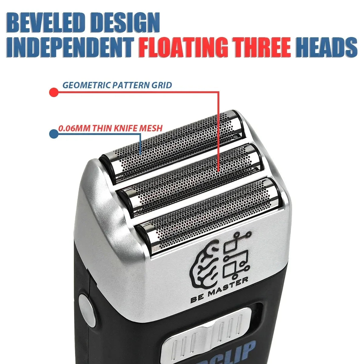 Barber Shop Set BRDCLIP 106 617 8008 Professional Electric Hair Clipper Hair Trimmer for Man Electric Shaver 3 Net DLC Blade