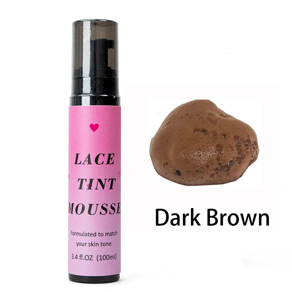 Lace tint Mousee for lace front wigs lace tint mouse and lace melt wig glue for wig Hair gel Wig Glue Waterproof Lace GluE